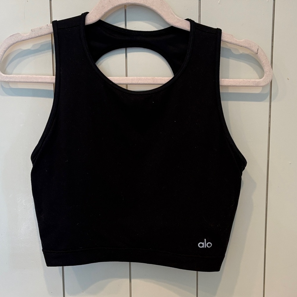 ALO Yoga Black Tank Top